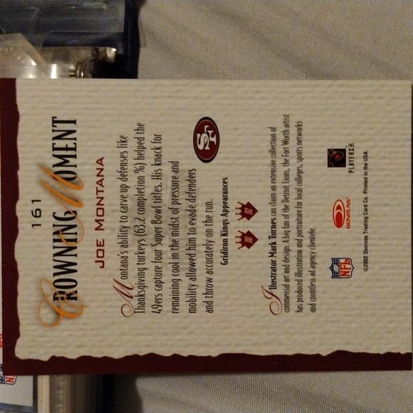 Joe Montana 2002 sunrise gridiron kings - Picture 2 of 2